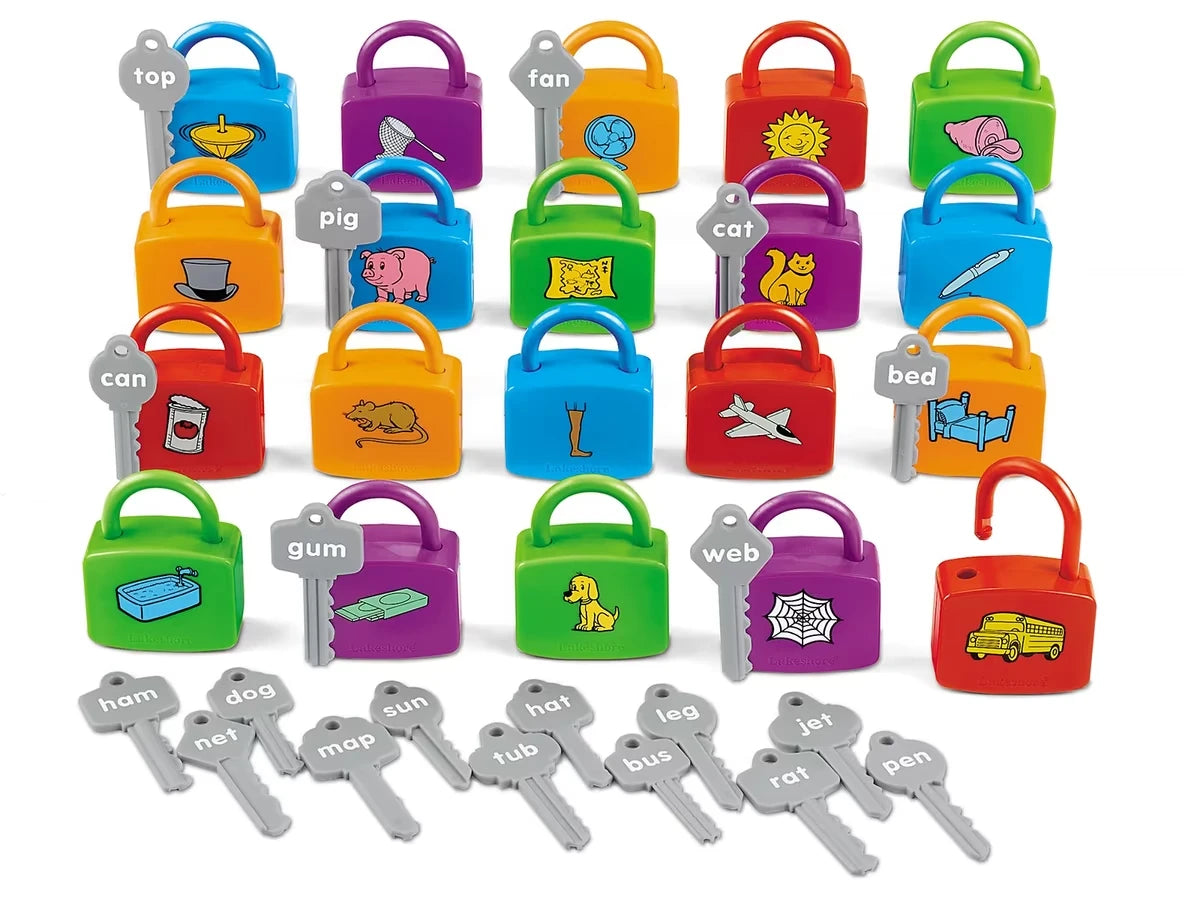 Simple Words Learning Locks - US 3087