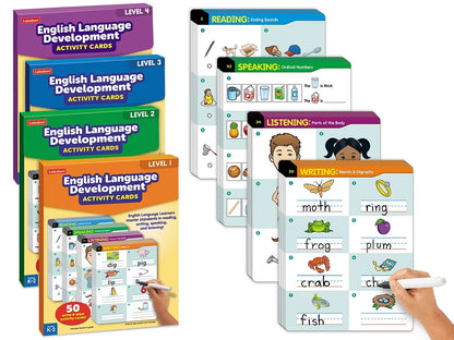 English Language Development Activity Cards - Complete Set - US 1681