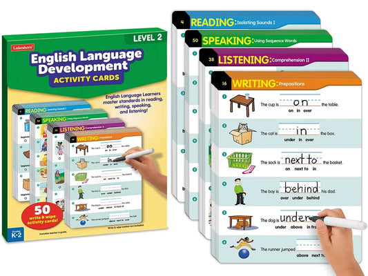 English Language Development Activity Cards - Level 2 - US 1847