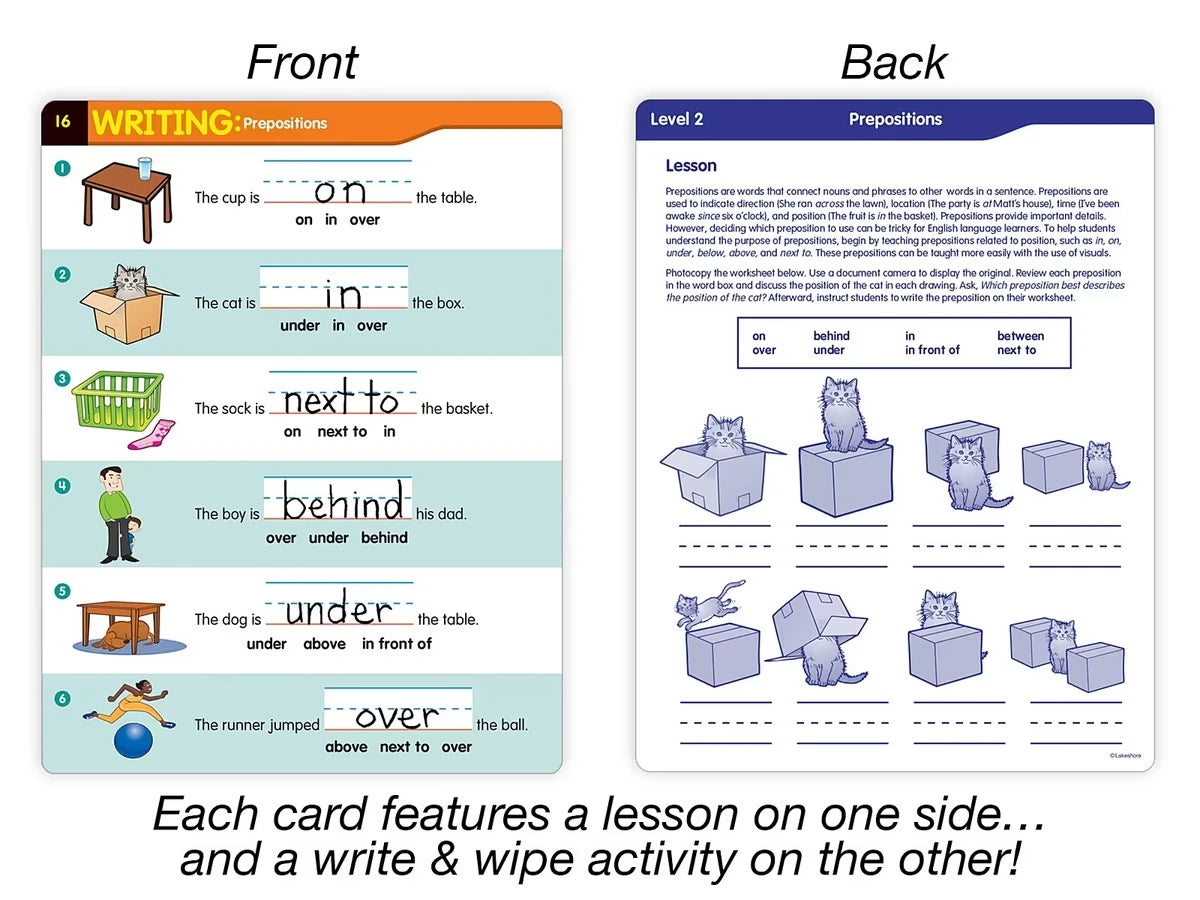 English Language Development Activity Cards - Level 2 - US 1847