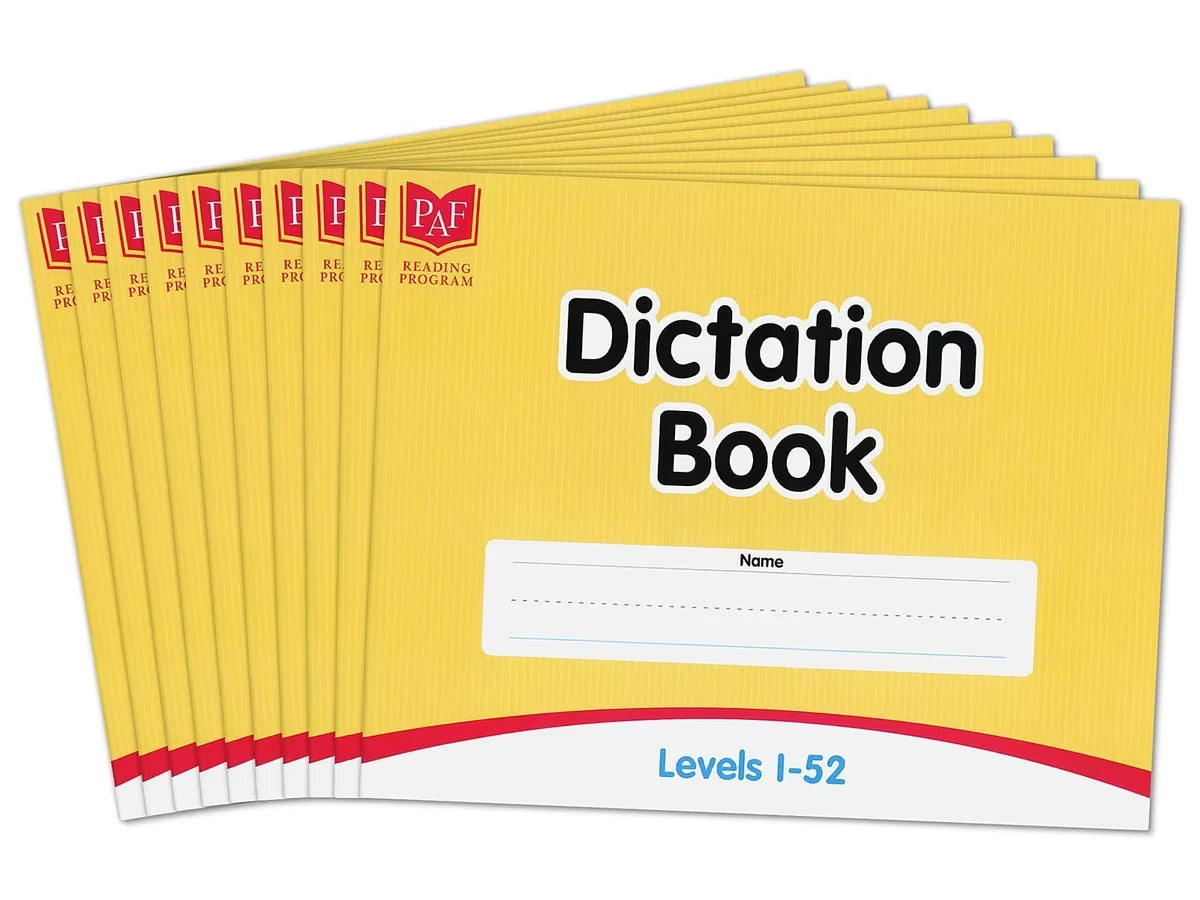 Levels 1-52 Dictation Books – Set of 10 - US 4293