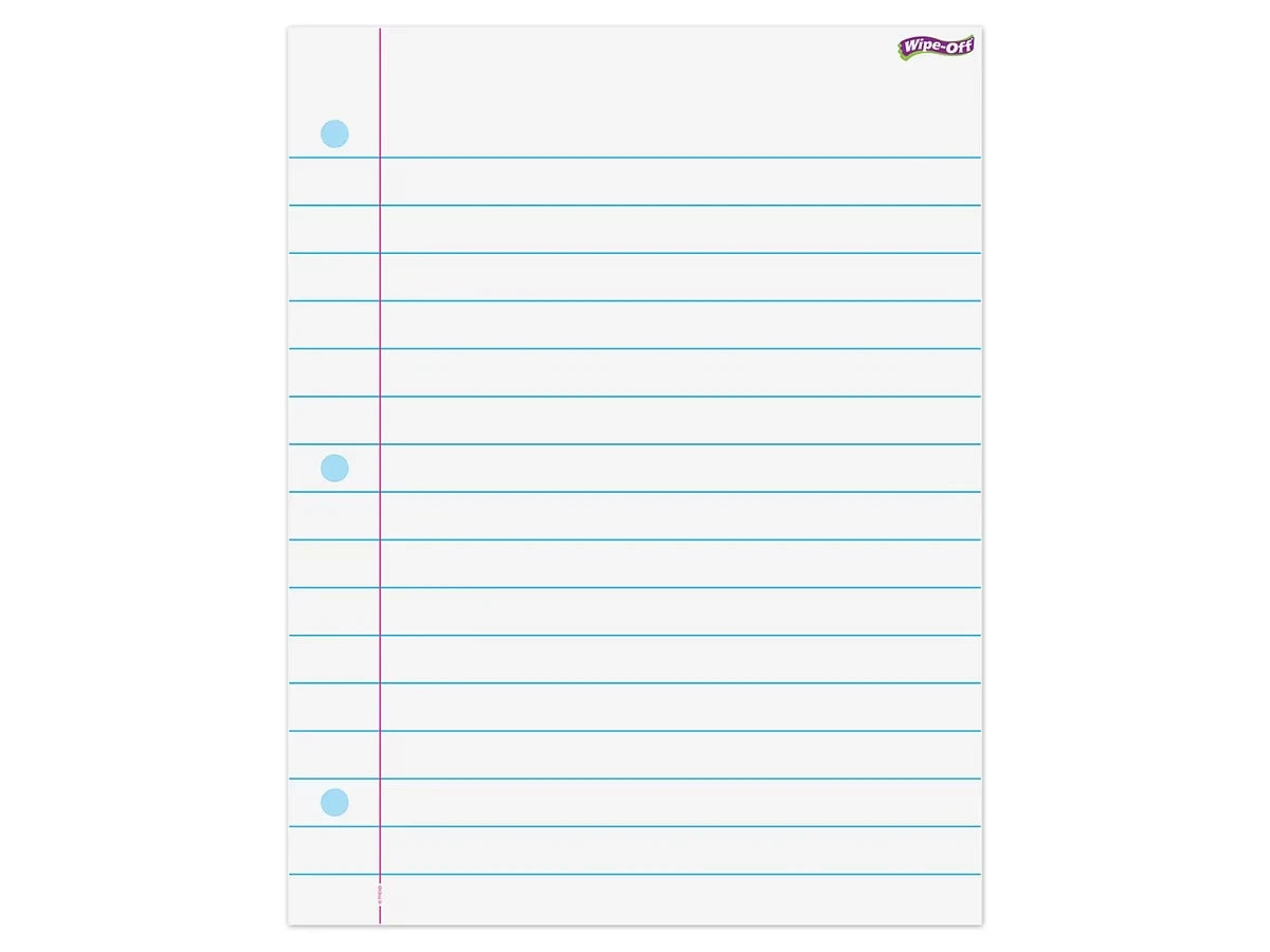 Giant Write & Wipe Notebook Pages - US 4571