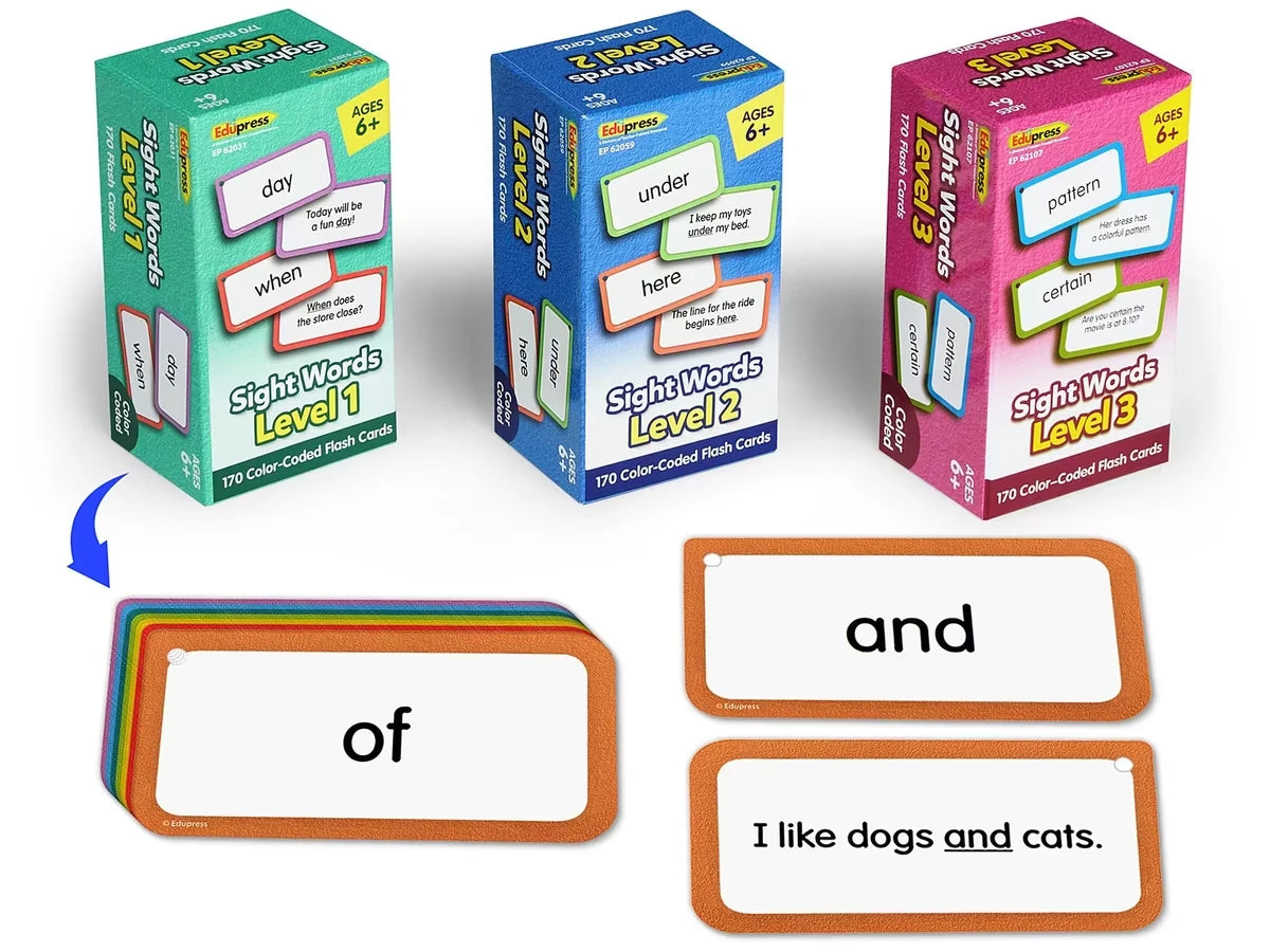 Sight-Words Flash Cards - Complete Set - US 1897