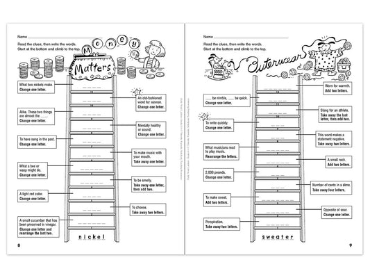 Daily Word Ladders Workbook - Gr. 4-6 - US 7843