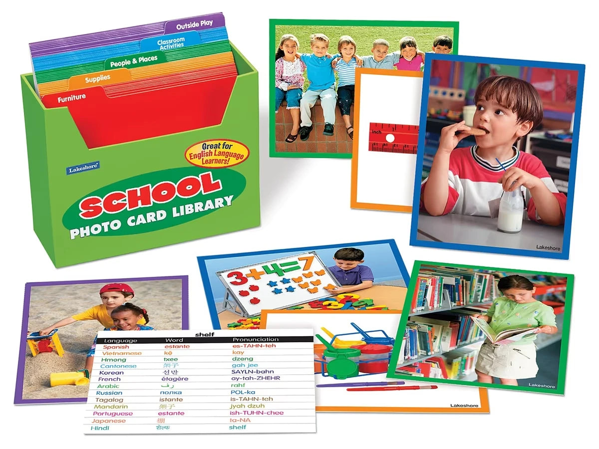 School Vocabulary Development Photo Card Library - US 6370