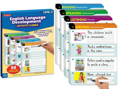 English Language Development Activity Cards - Level 3 - US 5192