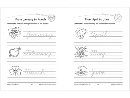 Cursive Writing Practice Workbook - US 9324