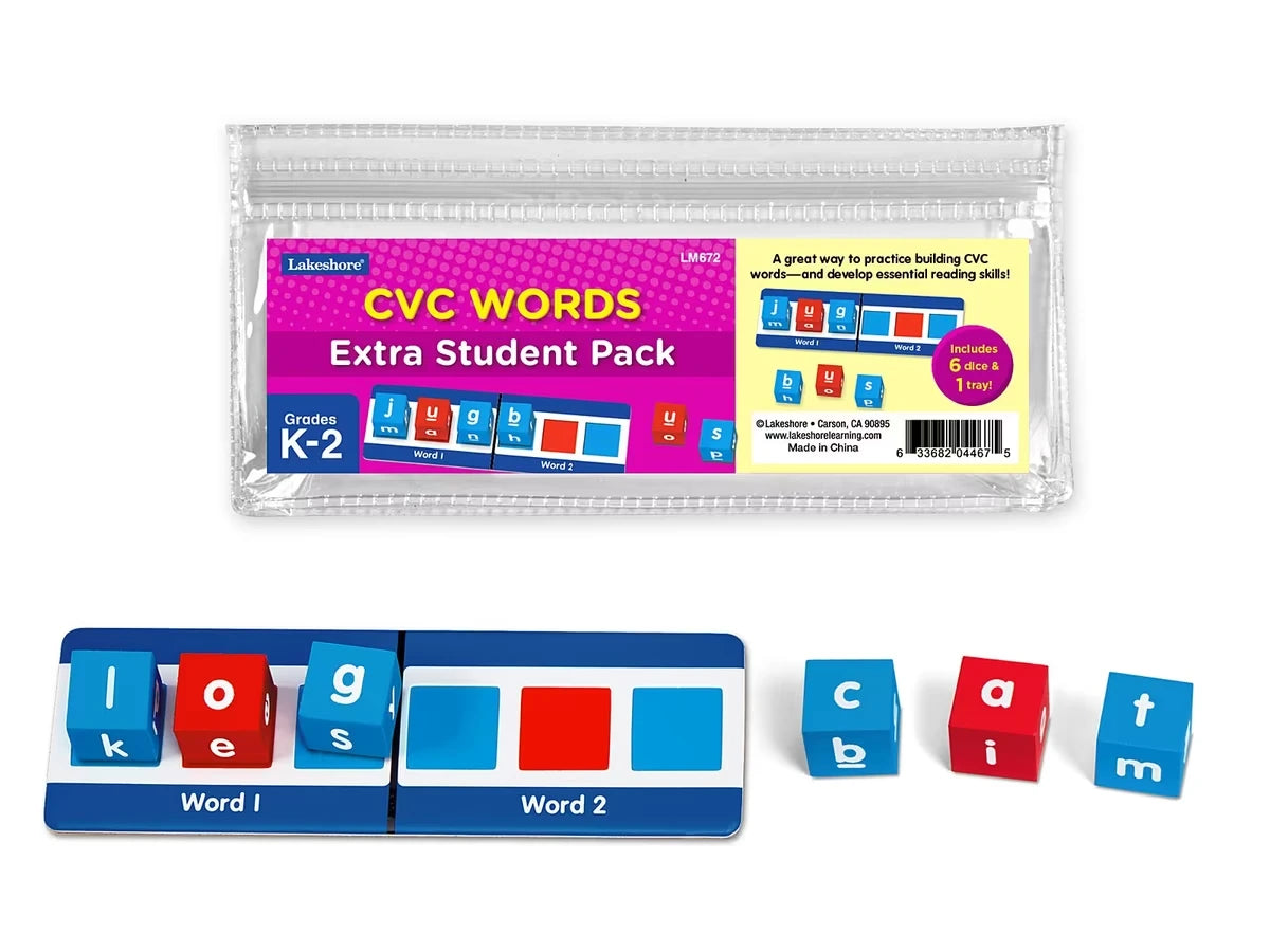 CVC Words Hands-On Student Pack - US 7801