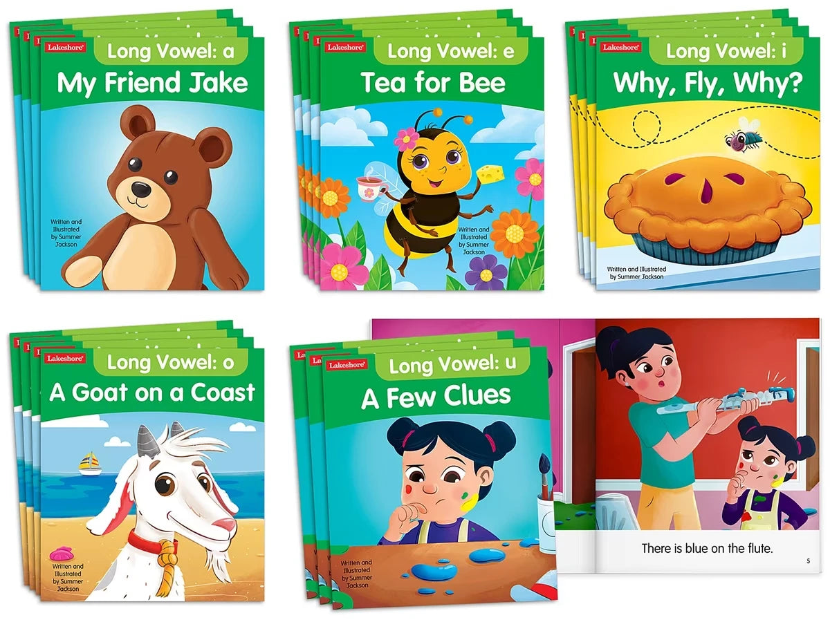 Long Vowels Skill-Building Book Set - US 4684