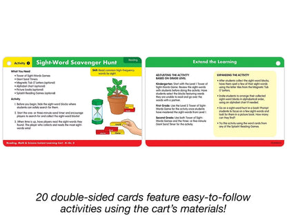 Reading, Math & Science Instant Learning Cart - K-Gr.2 - US 3234