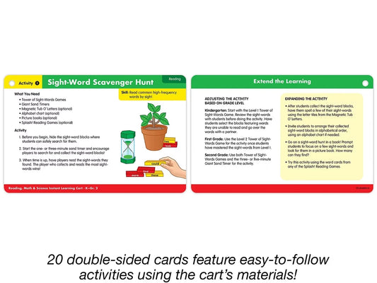 Reading, Math & Science Instant Learning Cart - K-Gr.2 - US 3234
