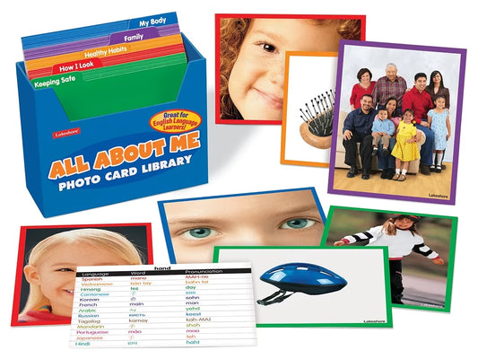 All About Me Vocabulary Development Photo Card Library - US 4968