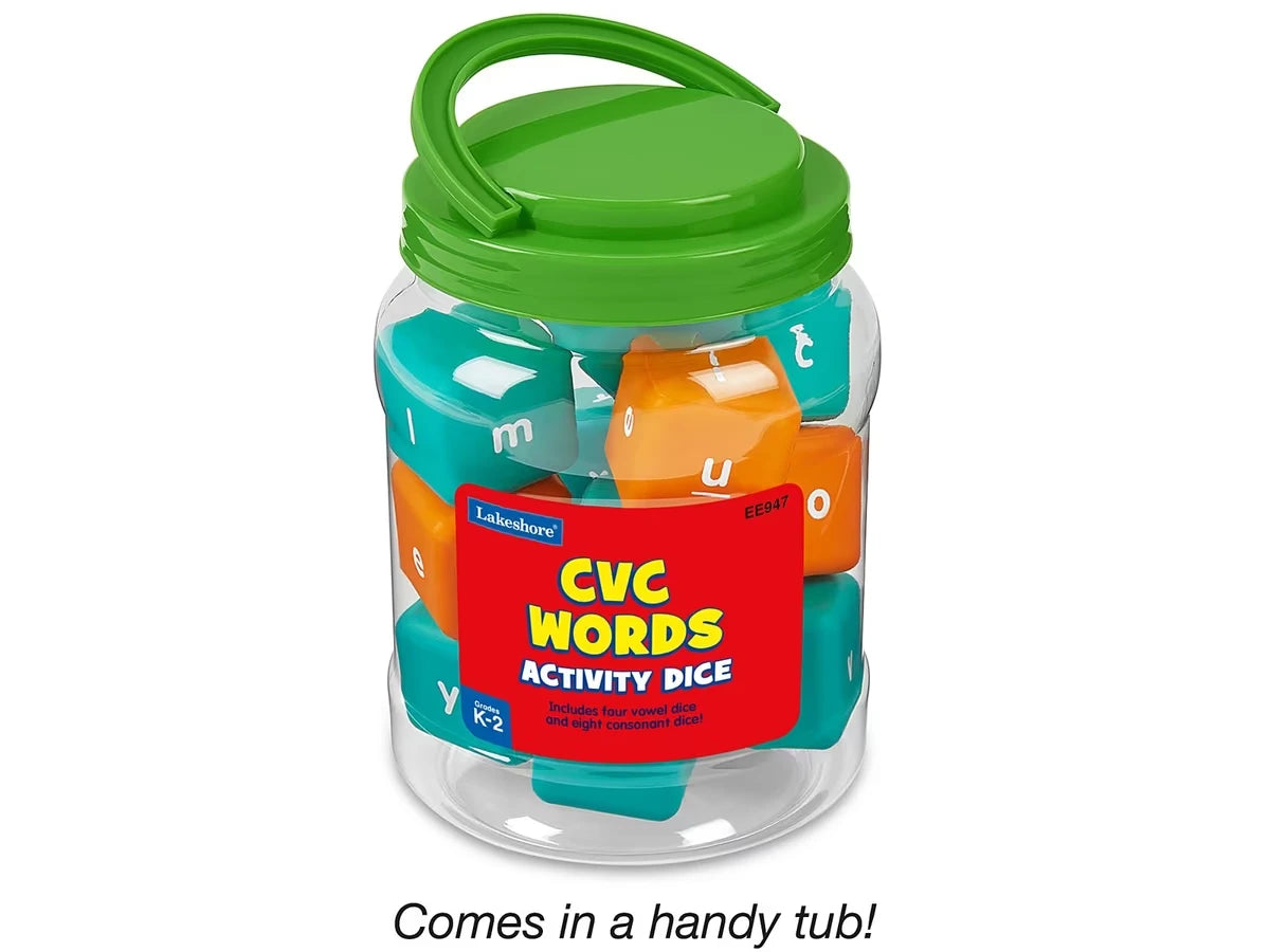 CVC Words Giant Activity Dice - US 4073