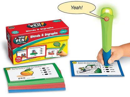 Blends & Digraphs Power Pen!® Quiz Cards - US 3350