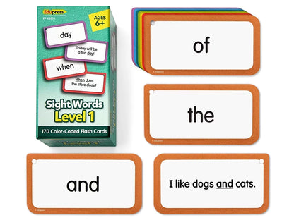 Sight-Words Flash Cards - Level 1 - US 6138