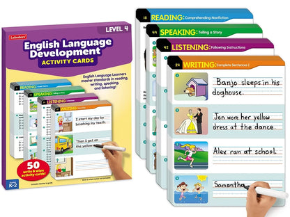 English Language Development Activity Cards - Level 4 - US 8235