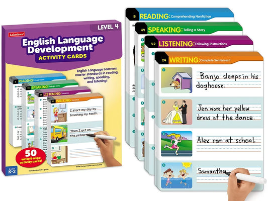 English Language Development Activity Cards - Level 4 - US 8235