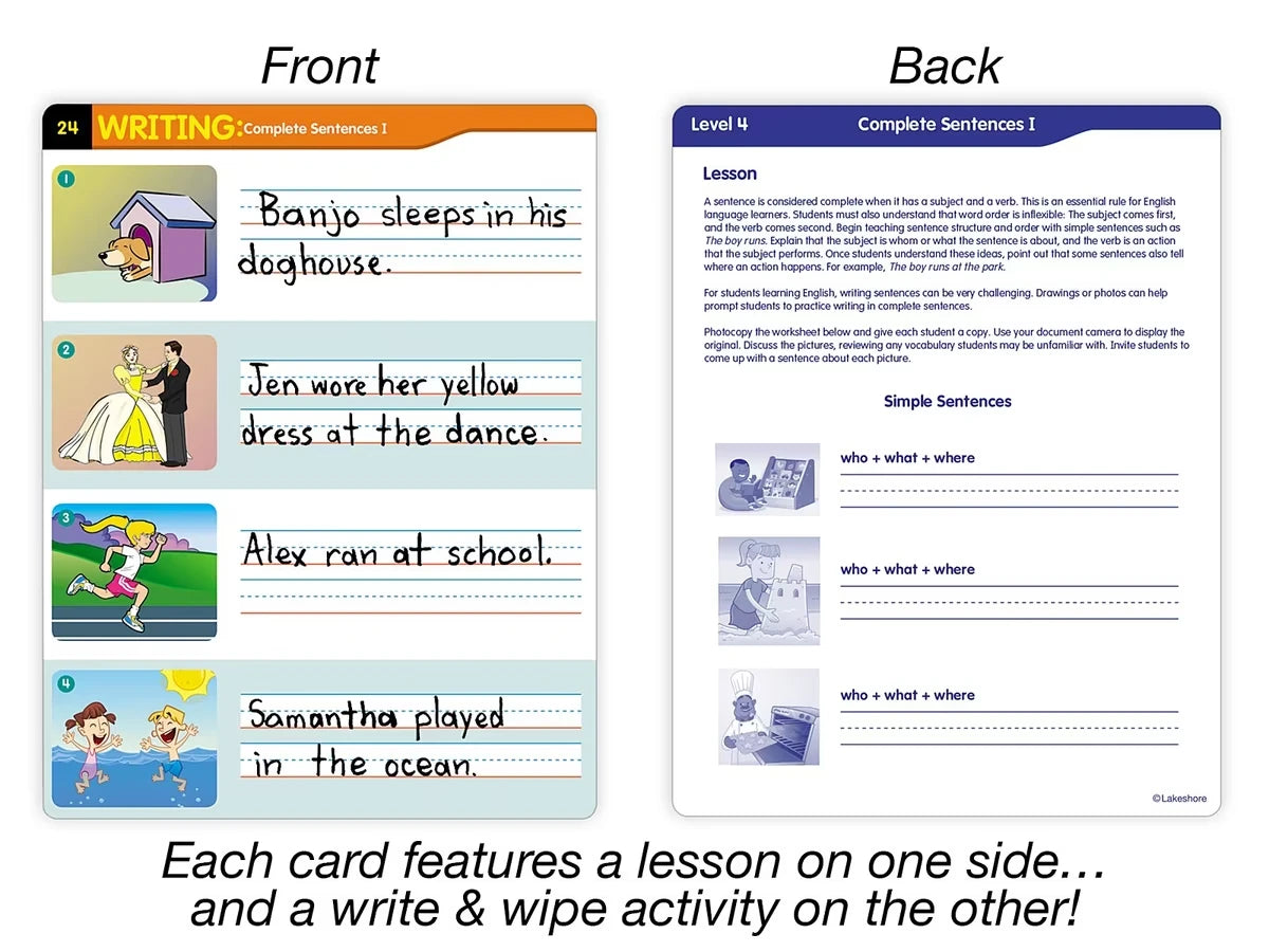 English Language Development Activity Cards - Level 4 - US 8235