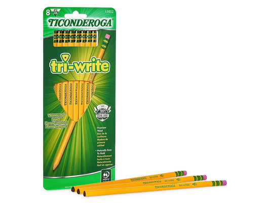 Ticonderoga® Tri-Write™ Pencils - Set of 8 - US 6329