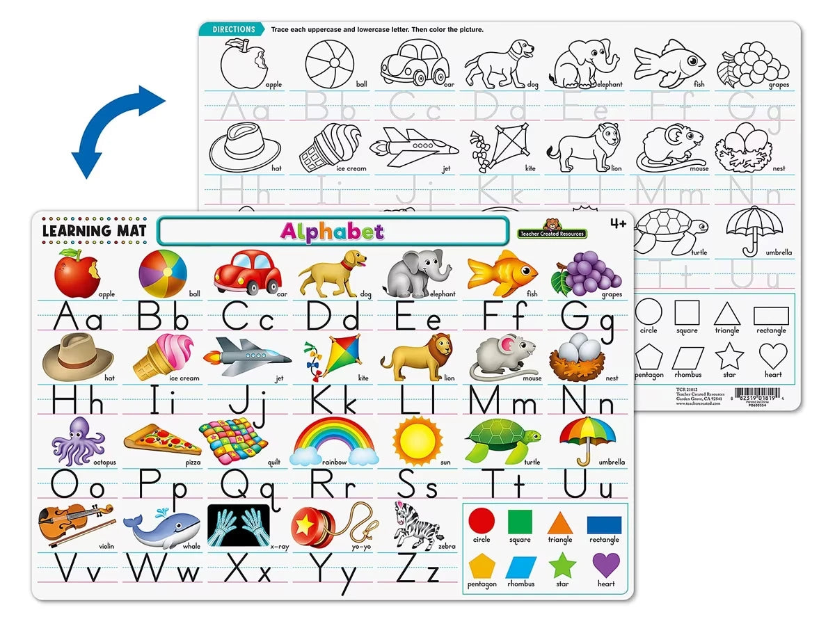Alphabet Learning Mat - US 5609