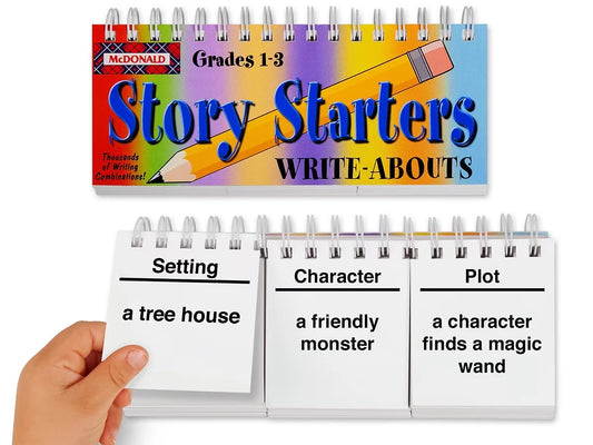 Let’s Get Writing! Story Starters Flip Book - Gr. 1-3 - US 7021