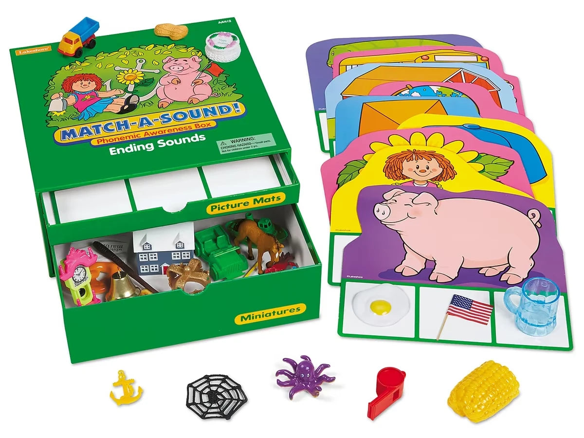 Ending Sounds Phonemic Awareness Box - US 3484
