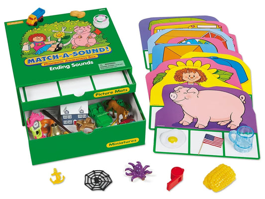 Ending Sounds Phonemic Awareness Box - US 3484