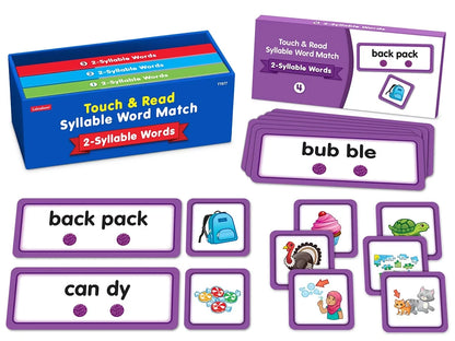 Touch & Read 2-Syllable Words Match - US 8976