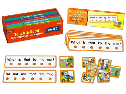 Touch & Read Sight-Word Sentence Match - Level 2 - US 5897