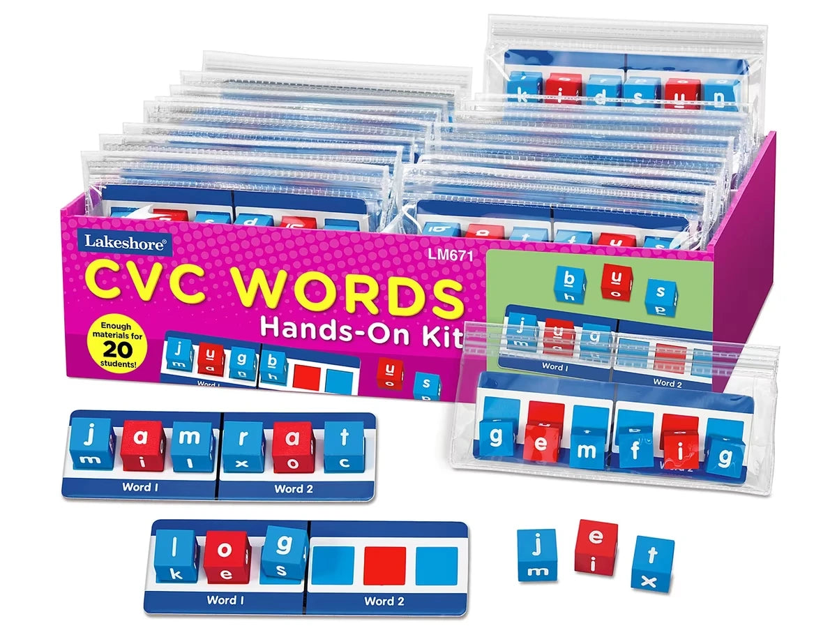 CVC Words Hands-On Teaching Kit - US 9743