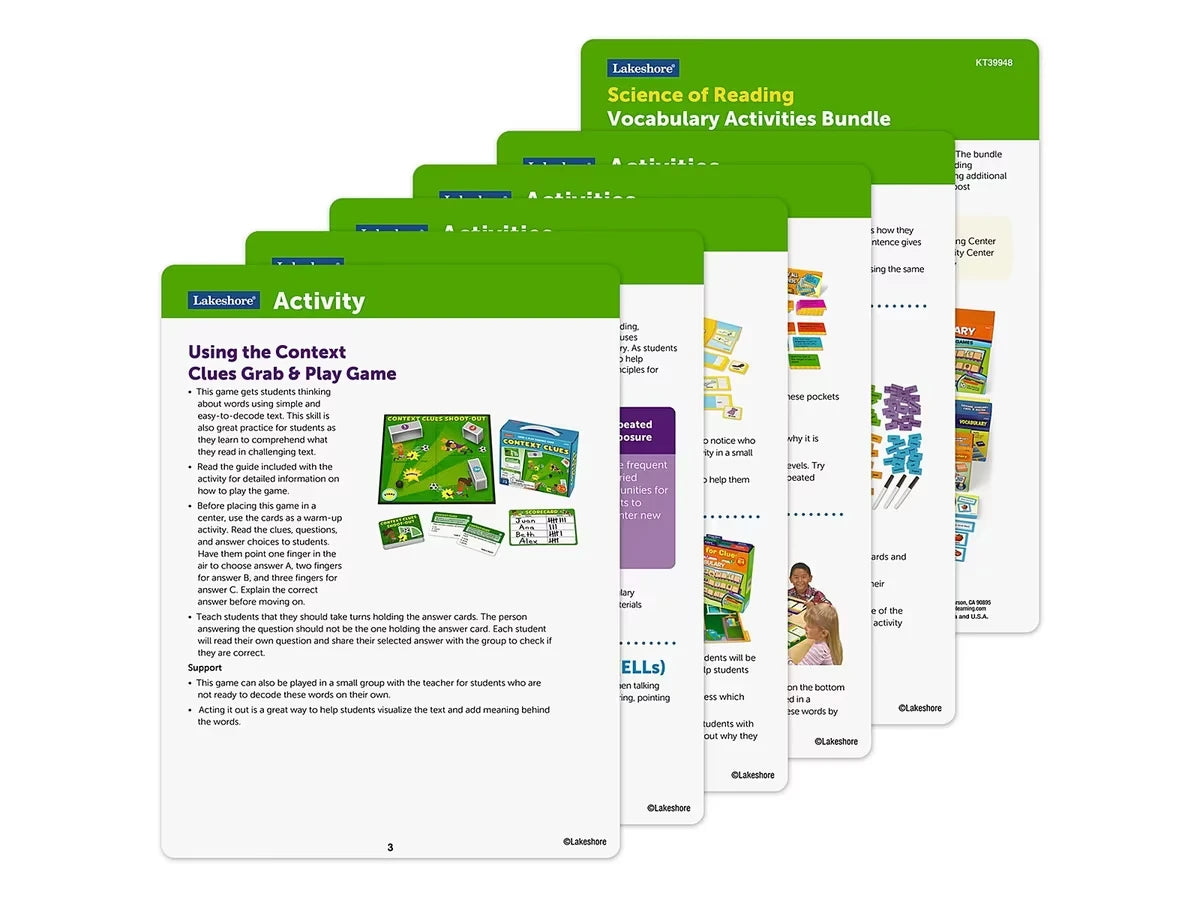 Science of Reading Vocabulary Activities Bundle - Gr. 1-2 - US 6828