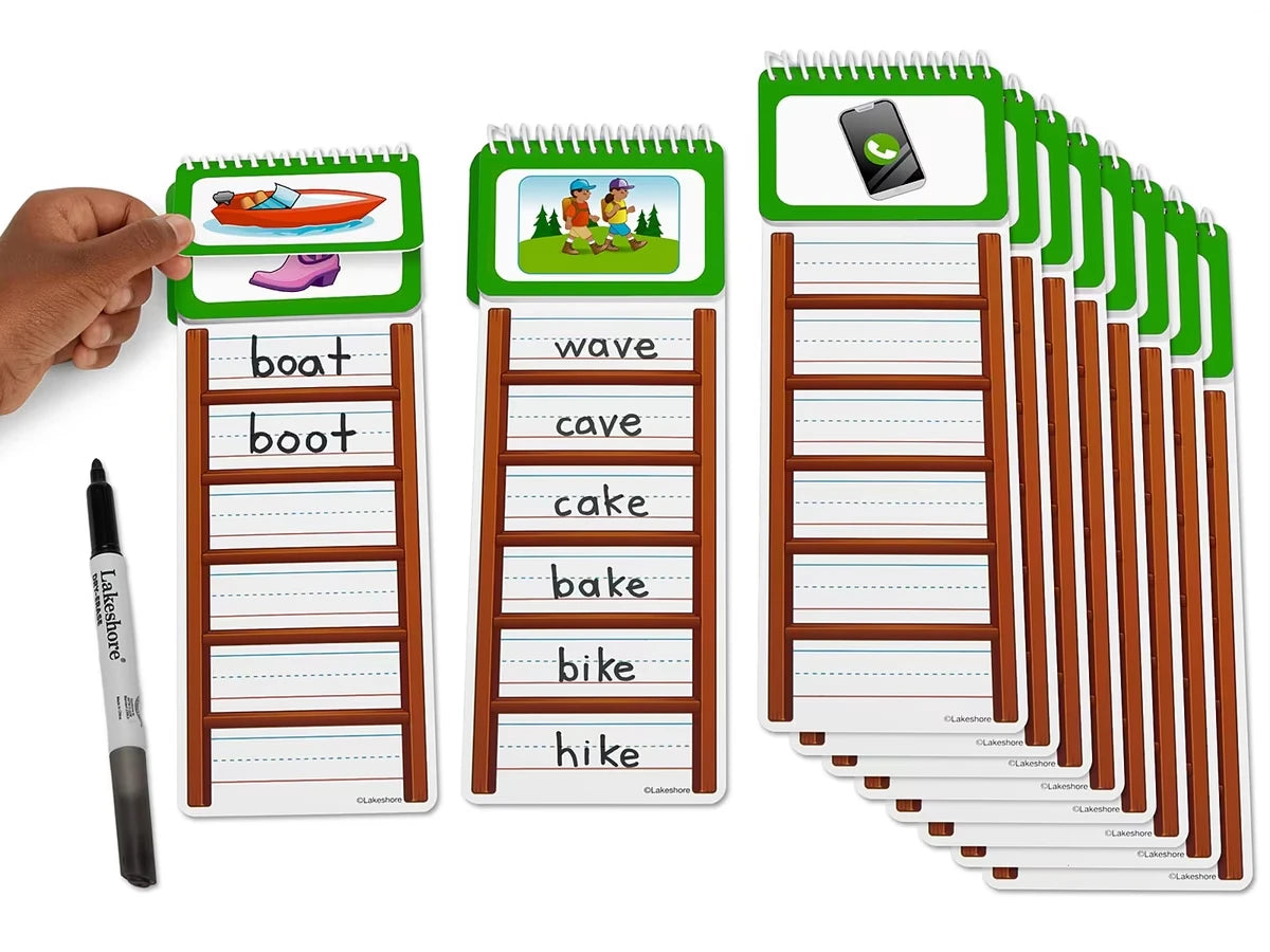 Write & Wipe Word Ladders - Vowel Sounds - US 5131