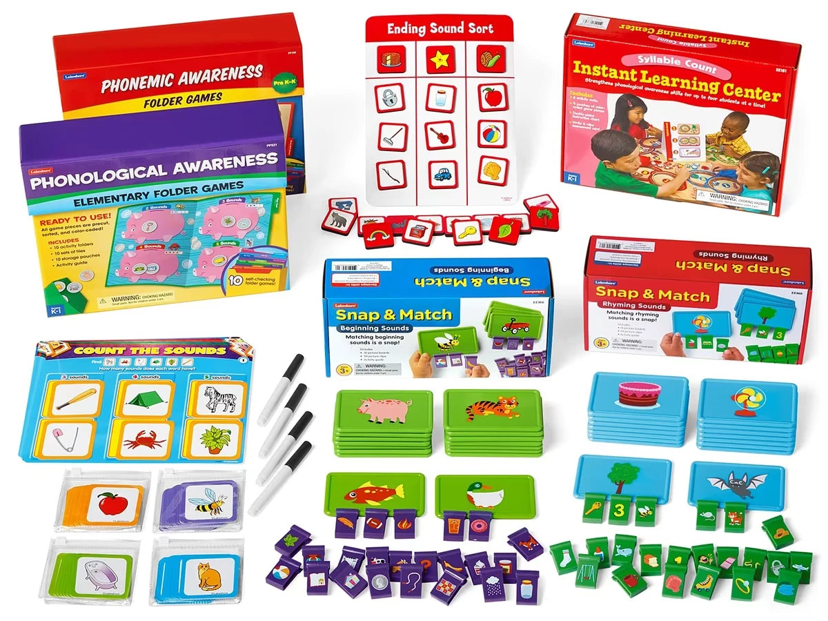 Science of Reading Phonological Awareness Activities Bundle - K-Gr. 2 - US 9650