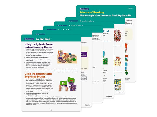 Science of Reading Phonological Awareness Activities Bundle - K-Gr. 2 - US 9650
