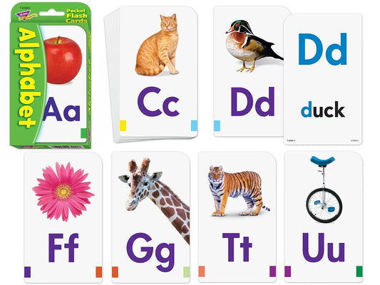 Alphabet Pocket Flash Cards - US 7548
