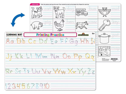 Printing Practice Learning Mat - US 7672
