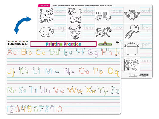 Printing Practice Learning Mat - US 7672