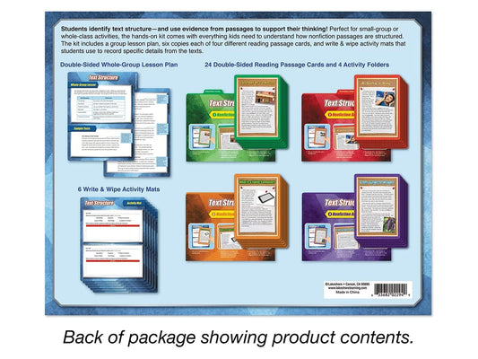 Text Structure Finding Evidence Kit - Gr. 4-5 - US 5884
