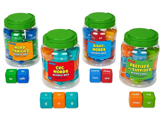 Reading Skills Giant Activity Dice - Complete Set - US 5850