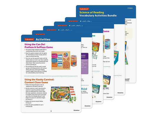 Science of Reading Vocabulary Activities Bundle - Gr. 3-4 - US 1937