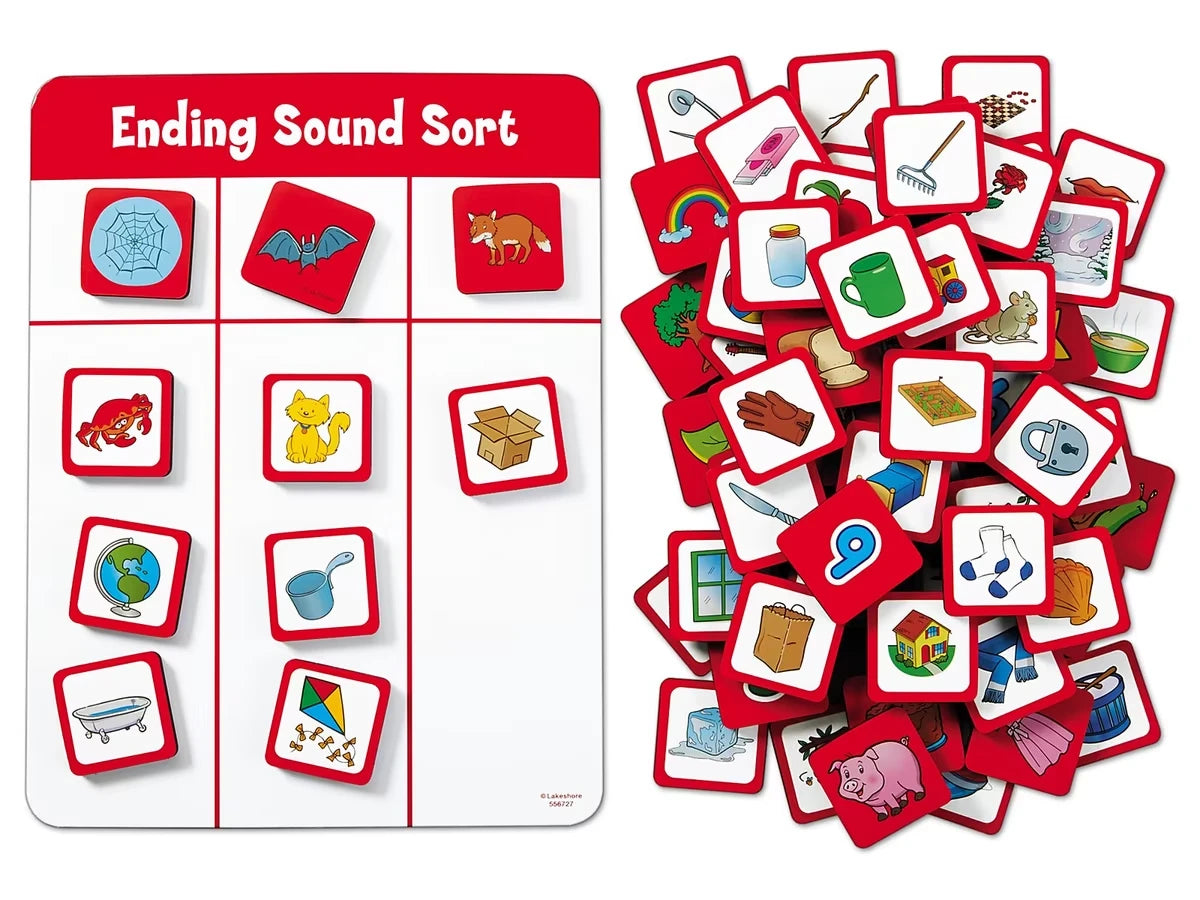 Ending Sounds Magnetic Sorting Board - US 9629