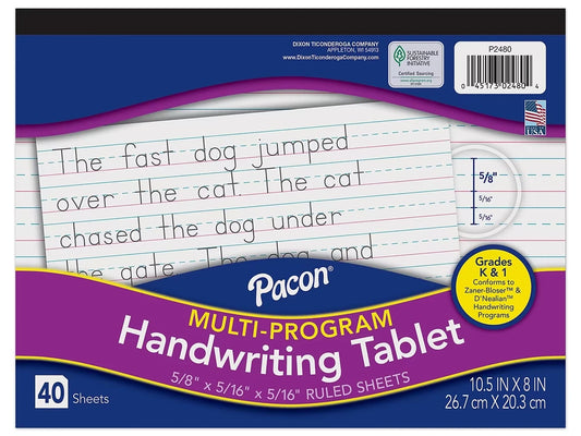 Handwriting Tablet - K-Gr. 1 - US 4138