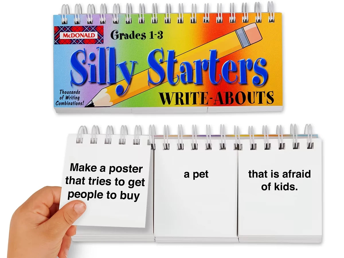 Let’s Get Writing! Silly Starters Flip Book - Gr. 1-3 - US 2706
