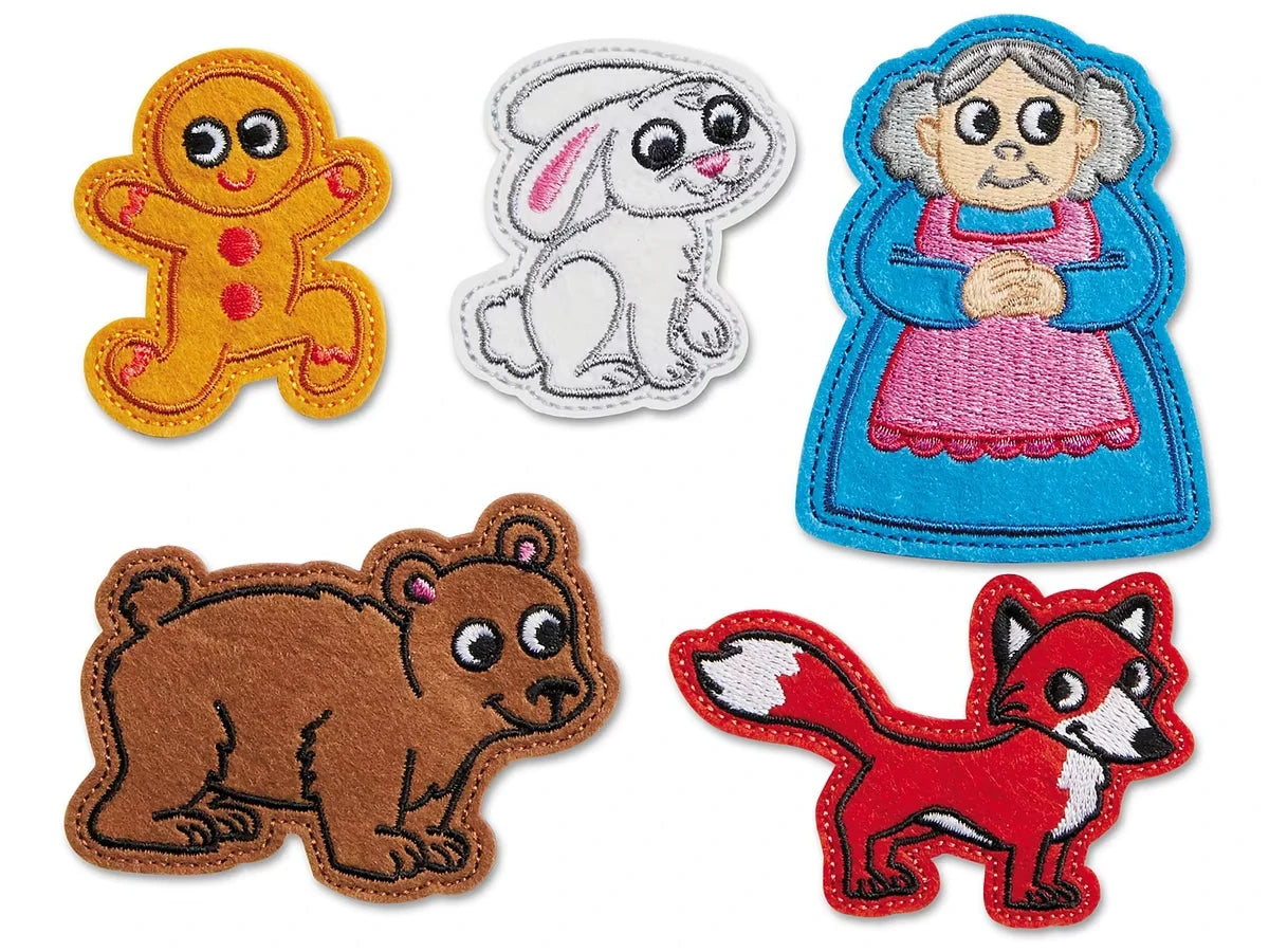 Gingerbread Man Storytelling Puppets - US 8710