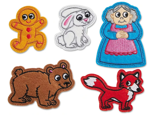 Gingerbread Man Storytelling Puppets - US 8710