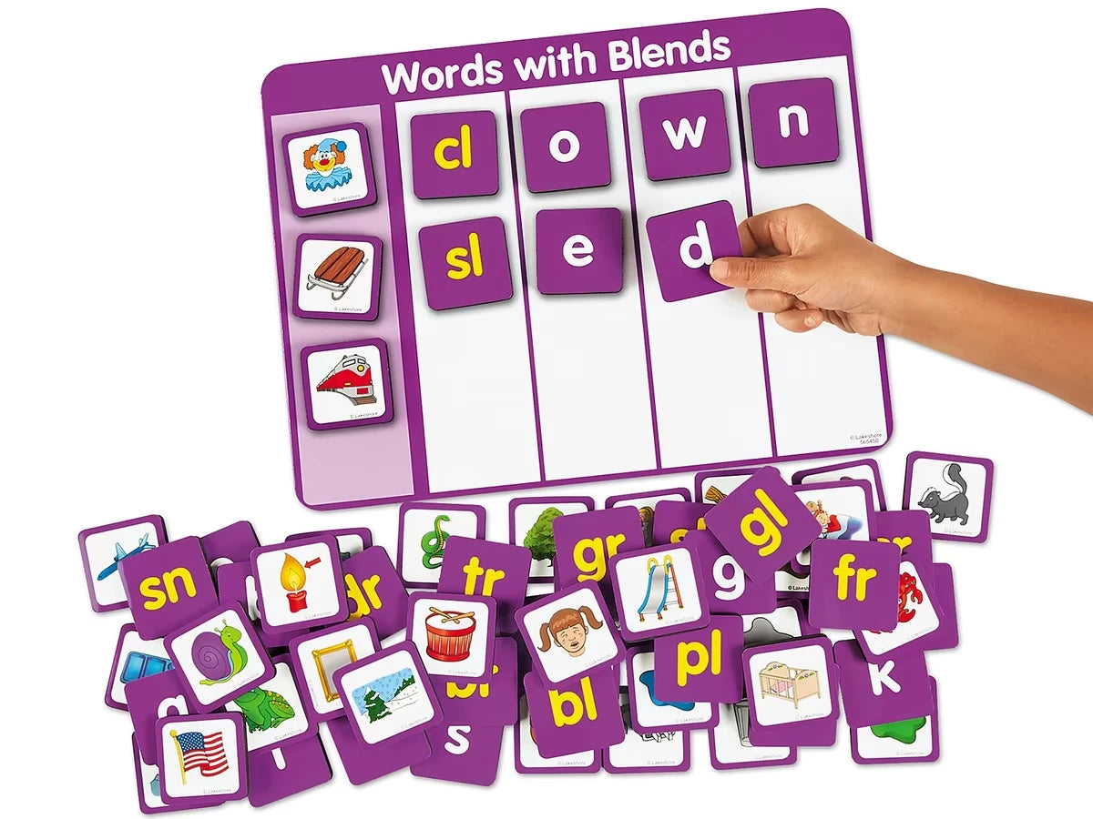 Magnetic Blends Word Building Board - US 7297