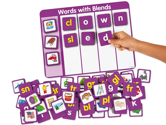 Magnetic Blends Word Building Board - US 7297