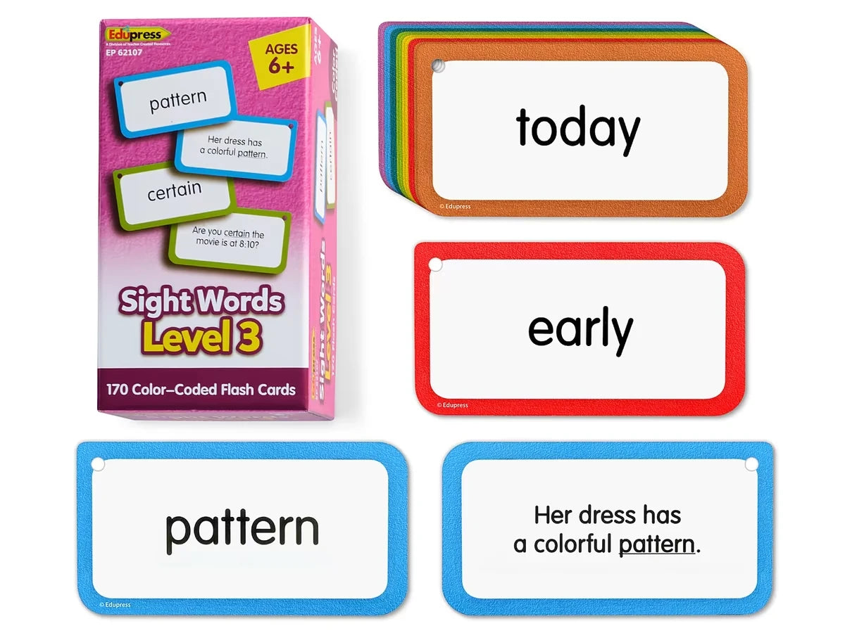 Sight-Words Flash Cards - Level 3 - US 5298