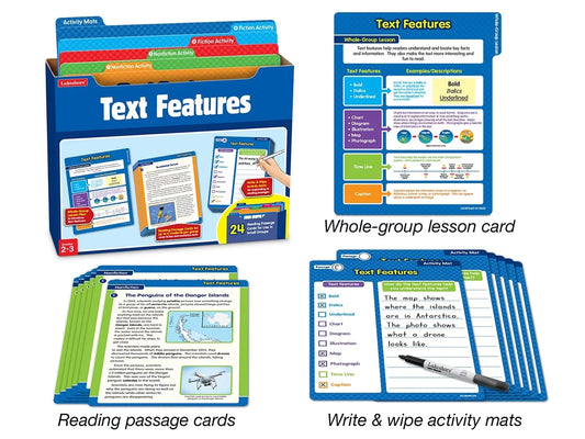 Text Features Finding Evidence Kit - Gr. 2-3 - US 8521