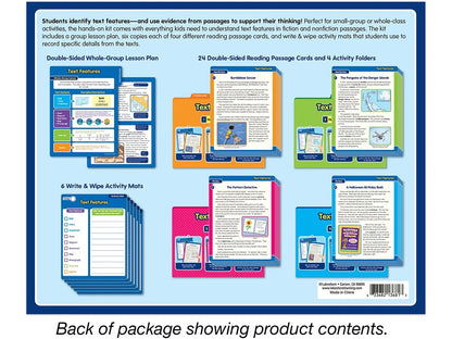 Text Features Finding Evidence Kit - Gr. 2-3 - US 8521